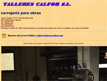 Tablet Screenshot of calfor.net
